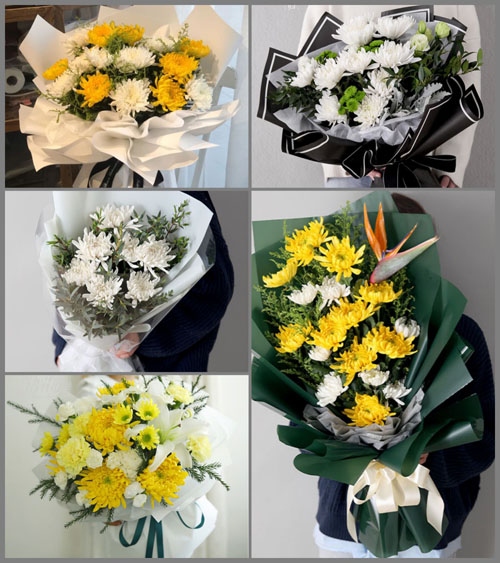安徽铜陵市枞阳县白梅乡白事花束代送